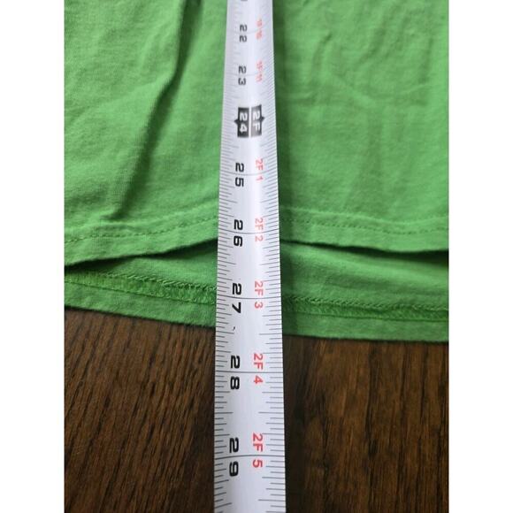 Disney Parks Women's Disney Life Green Graphic V-Neck T-Shirt Womens Size Large - Picture 6 of 16